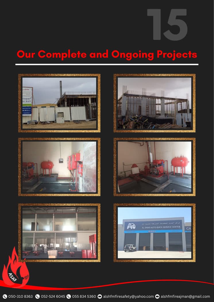 Fire safety installation